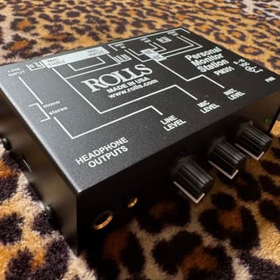 Rolls PM351 Personal Monitor Station 2010s - Black image 5