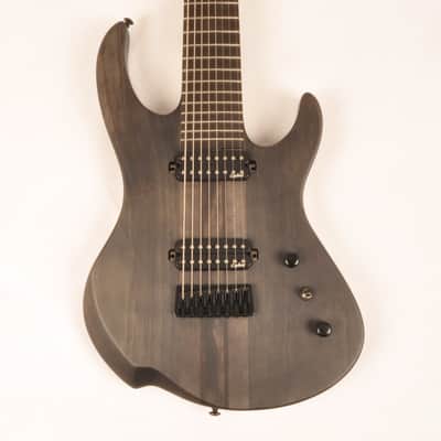 Agile 8 String 28 5/8" Scale Intrepid Pro 828 EB CP Charcoal Electric Guitar image 1
