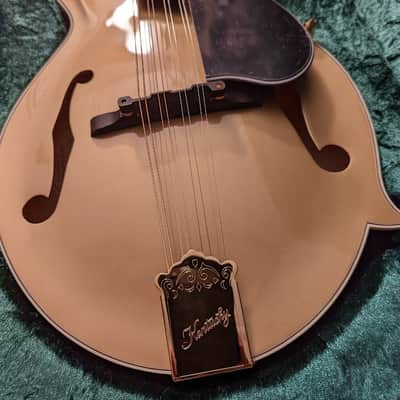 Kentucky KM-858 Gold Top Artist Level Mandolin Package, w/setup, deluxe case, & shipping image 2