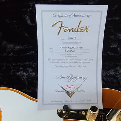 Fender Custom Shop Telecaster Artisan Figured Mahogany 2016 Amber Tinted Lacquer image 6