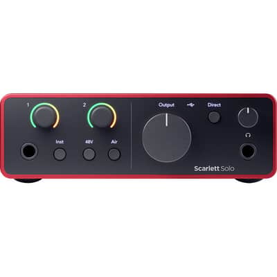 Focusrite Scarlett Solo 4th Gen USB Audio Interface -NEW image 3