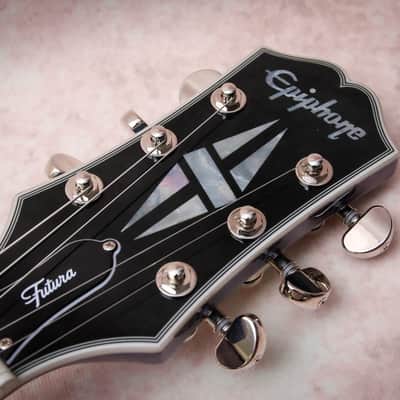 EPIPHONE MIC Futura Les Paul Custom "Twilight Shift + Ebony" (2025) image 11