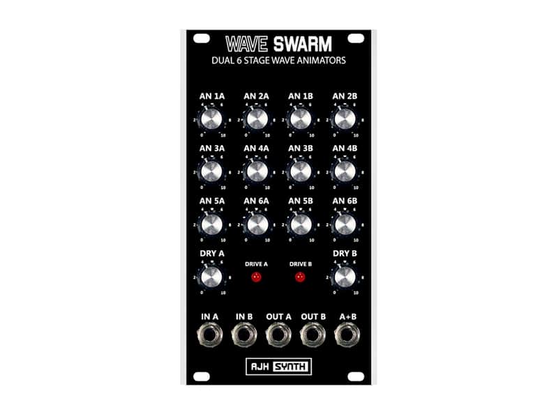 AJH Synth Wave Swarm (Black) Waveform Animator [DEMO] image 1