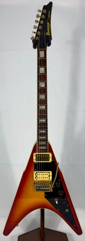 Ibanez X Series Rocket Roll II RR-550 W/ OHSC MIJ Japan 1983 - Cherry Sunburst image 1