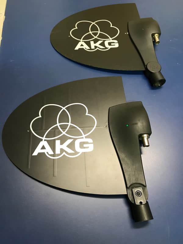 AKG (2) SRA 2B Wireless Microphone Antennas Black image 1