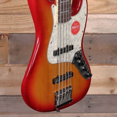 Squier Classic Vibe Active '70s Jazz Bass V Sienna Sunburst image 2