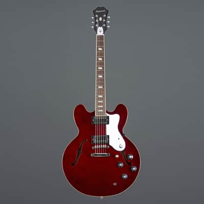 Epiphone Noel Gallagher Riviera Dark Wine Red - Semi Acoustic Guitar image 2