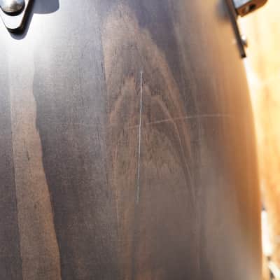Latin Percussion Raul Rekow Dark Walnut/New Zealand Pine Top Tuning Sig. Conga Set (Quinto/Conga) image 11