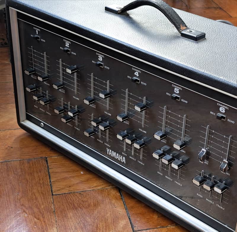 With demo video: Ultra-rare Yamaha VM100 discrete microphone preamp / mixer with spring reverb image 1