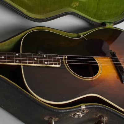 Gibson TG-Nick Lucas Special Flat Top Tenor Guitar (1932), ser. #88228, original black hard shell case. image 15