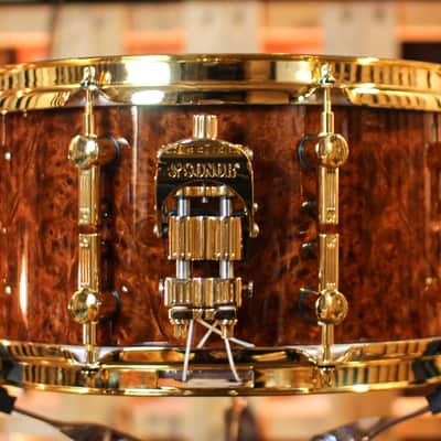 Sonor 13x7 Artist Maple Amboina High Gloss Snare Drum image 2