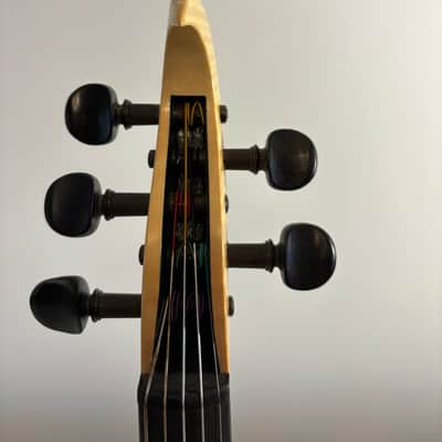 Tucker Barrett Koa Anchor 5 String Electric Violin 1994 - Coa image 2