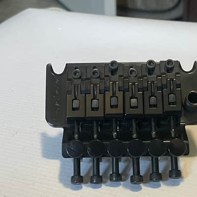 2000's Era Charvel Used FRT-01000 1000 Series Licensed Floyd Rose Black Guitar Tremolo Bridge Set image 9
