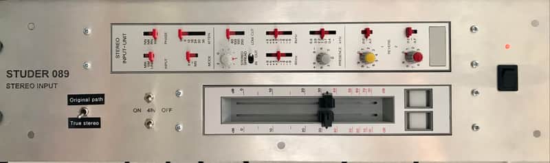Studer 089 Racked Stereo Channel Strip – Dual Mic Pre + EQ + PSU image 1