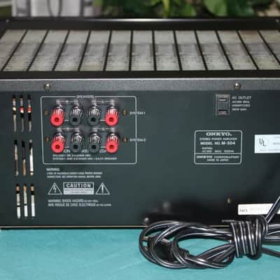 Onkyo Integra M-504 Stereo Power Amplifier Beautiful Cond Working perfectly image 10