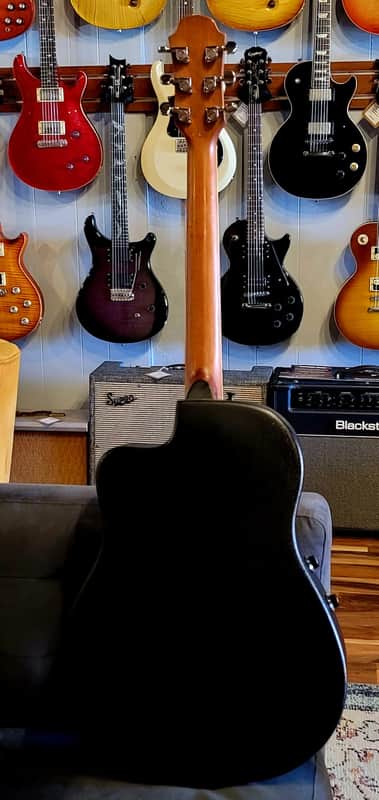1990s Aria AMB-35 Natural - Composite Bowl-Back Acoustic Electric