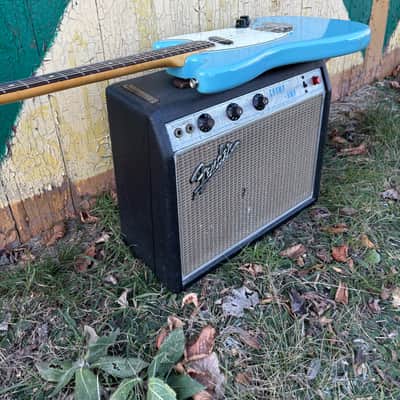 Fender Champ "Drip Edge" 2-Channel 6-Watt 1x8" Guitar Combo 1968 - 1969 - Silverface image 11