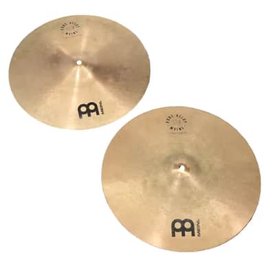 Used Meinl Pure Alloy Medium Hi Hat Cymbals 15" - Fair