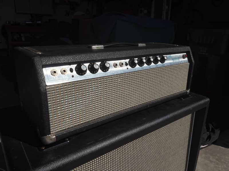 Fender Bandmaster amp head Silverface image 1