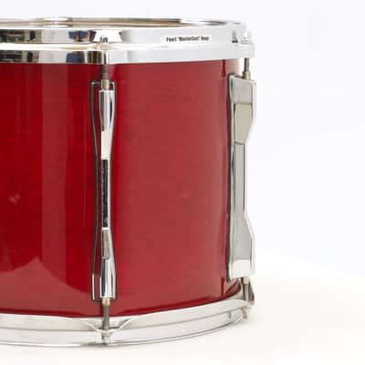Pearl BLX Series All Birch 10x12 Mounted Tom, Late 80s-Early 90s, Sequoia Red image 7
