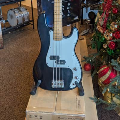 Squier II Precision Bass 1991 - Black MIK image 1
