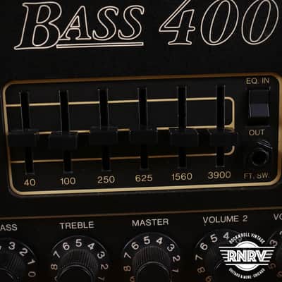 Mesa Boogie Bass 400 2-Channel 400-Watt Rackmount Bass Amp Head 1985 - 1989 - Black image 6