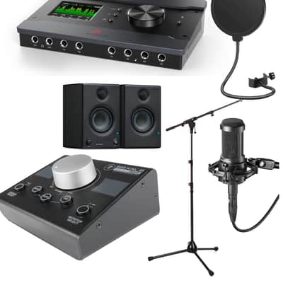 Antelope Zen Tour Synergy Core Interface - AT AT2035 Mic - Mic Stand - Pop Filter - Presonus Eris3.5 Monitors - Mackie Knob Passive image 1