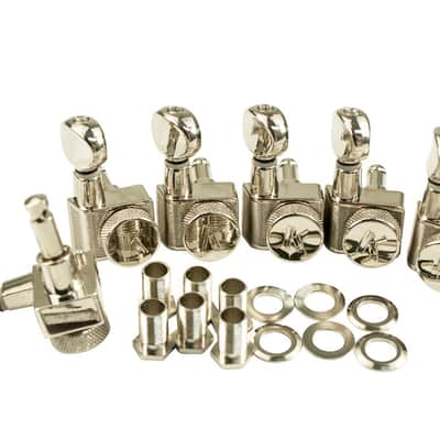 Kluson Locking Tuners Fender 6 in line 2 pin Nickel KCDFL-6B-N