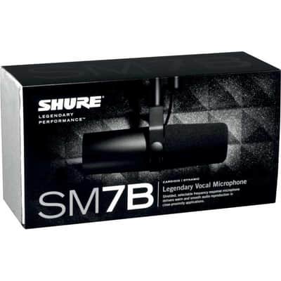SHURE SM7B Micro broadcast dynamique large capsule image 2