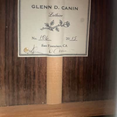 Glenn Canin Double top Concert Classical Guitar 2015 - French Polish image 11
