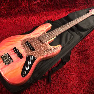 Rare Mint Momose MJ-SKR-SP21 / PH Electric Bass Jazz Bass Sakura pink 8 Limited Edition image 1