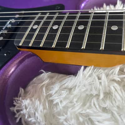 Metallic Purple Stratocaster - Custom Built - Black Hardware - Seymour Duncan Pickups - Blender Mod image 12