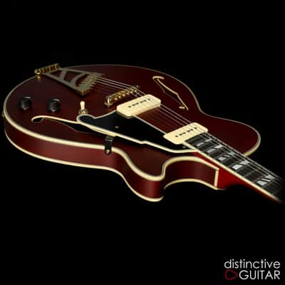 Demo D'Angelico Deluxe SS Satin Trans Wine image 3