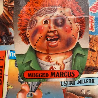 1977 Fender Jazz Bass with Custom "Garbage Pail Kids" Finish image 6