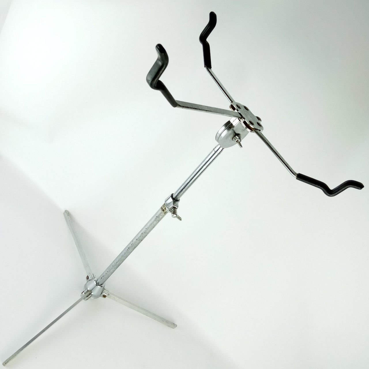 Slingerland Snare Drum Stand#802 Flush Base Tripod+Ratchet Basket Flat Niles 60s — main photograph