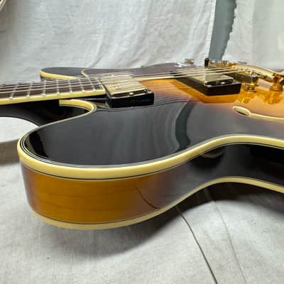 Epiphone Sheraton II 2 Semi-Hollowbody Guitar with Case - MIK Korea 2003 - Vintage Sunburst image 23