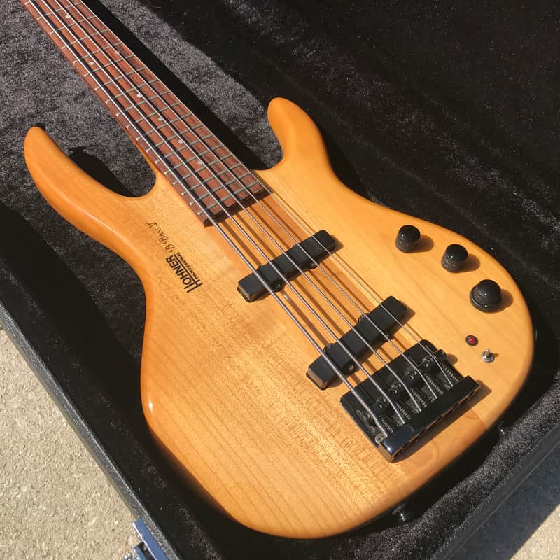 Hohner Professional B Bass V guitar 5 string neck thru through