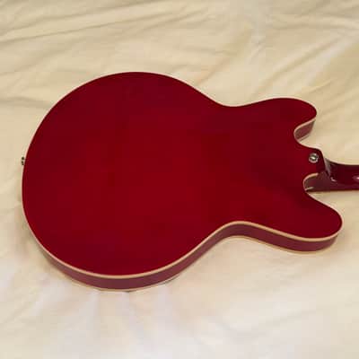2012 Epiphone Casino - Last of the Made in Korea (MIK) Casinos - Cherry - Free Pro Setup - 5.9 lbs image 8