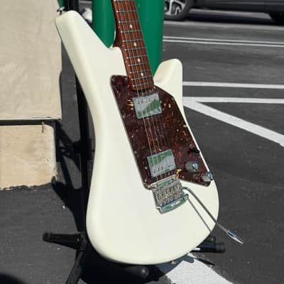 Used Ernie Ball Music Man Albert Lee Signature HH Tremolo White with Case *Refin image 5