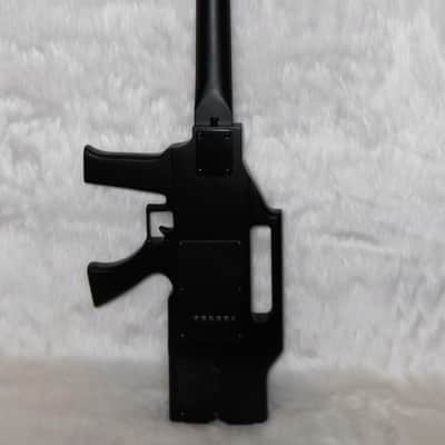Glen Burton GE47-BK 2020 Satin Black Ak47 Machine Gun Electric Guitar image 2