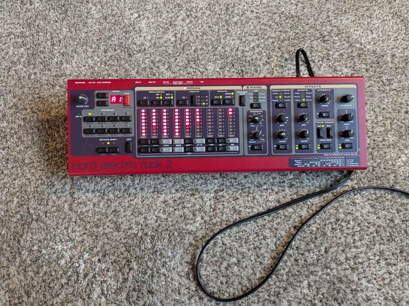 Nord Electro 2 Rack Rackmount Virtual Electromechanical Piano 2002 - 2009 - Red image 1
