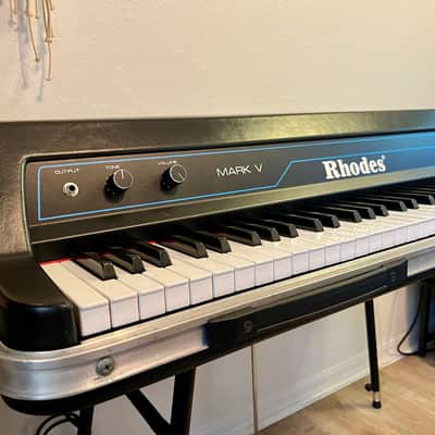 Rhodes Mark V Stage 73 73-Key Electric Piano 1984 Black image 19