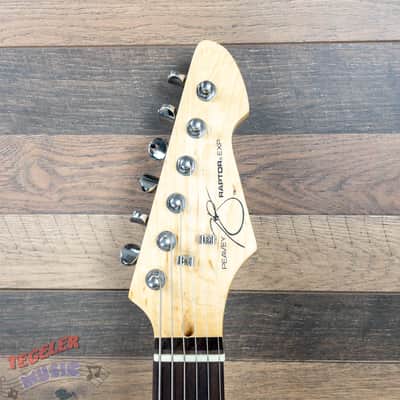 USED-Peavey Raptor EXP Electric Guitar, Solid Body Red with White Pickguard image 3