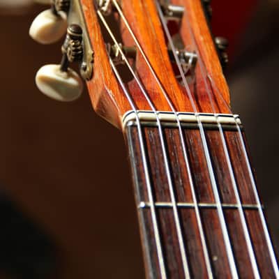 Vintage german classical guitar 75 years old image 5