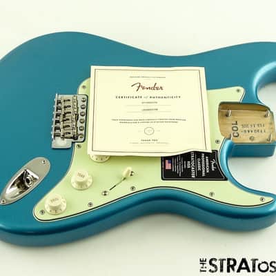 Fender American Professional Classic Strat HSS LOADED BODY Fade Lake Placid Blue image 2