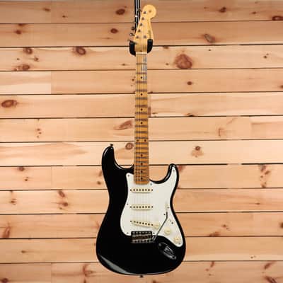 Fender Custom Shop 1956 Stratocaster Journeyman Relic - Aged Black - CZ574495 - PLEK'd image 4