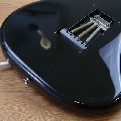 1985 Squier (by Fender Japan) "A Series" SST-36 Vintage Stratocaster (Black) image 8