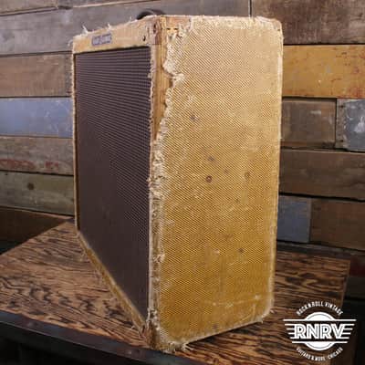 Vintage 1959 Fender Tweed Bassman 5F6-A Narrow Panel Original image 7