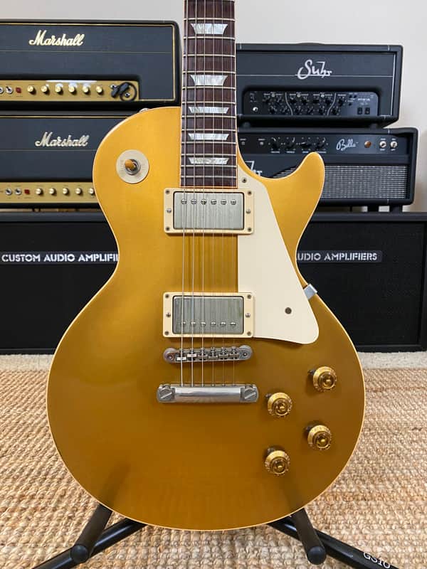Gibson Custom Shop '57 Les Paul Goldtop Reissue 2019 - Present - Double Gold Dark Back VOS image 1