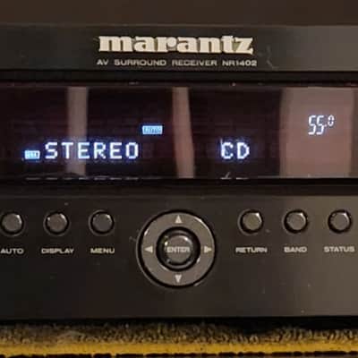 Marantz Marantz NR1402 slimline AV receiver 90 - Black image 1